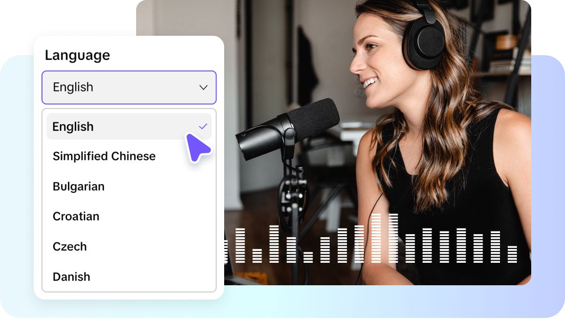 Multiple languages and characters